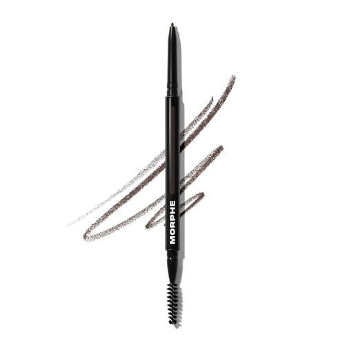 Morphe Micro Dual Eyebrow Pencil - Long-Wear, Precise, Chocolate Mousse