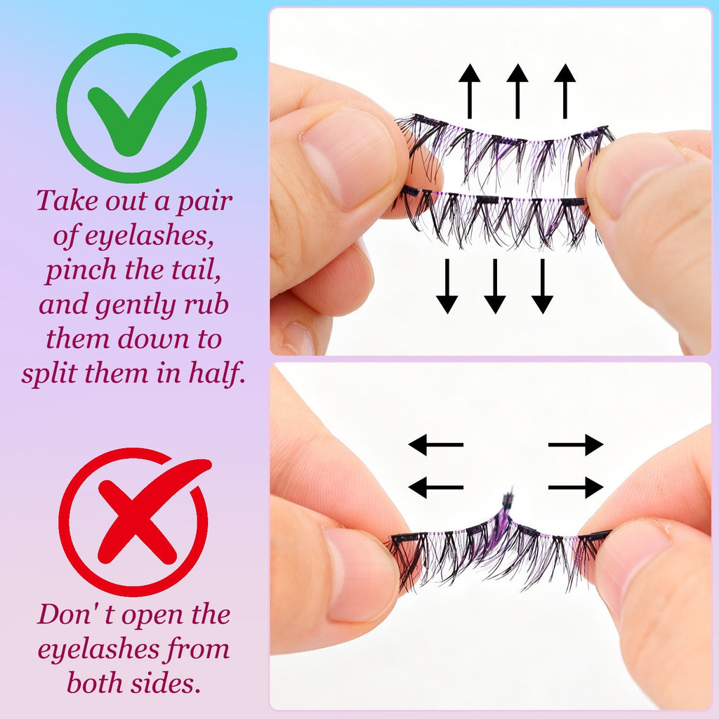 Magnetic False Eyelashes No Glue Reusable Dramatic Eye Makeup for Party Travel