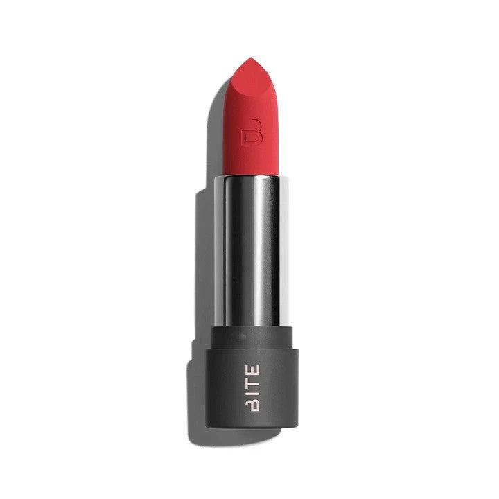 Bite Beauty Power Move Soft Matte Lipstick HOT TOMATO Full Size 0.14 oz