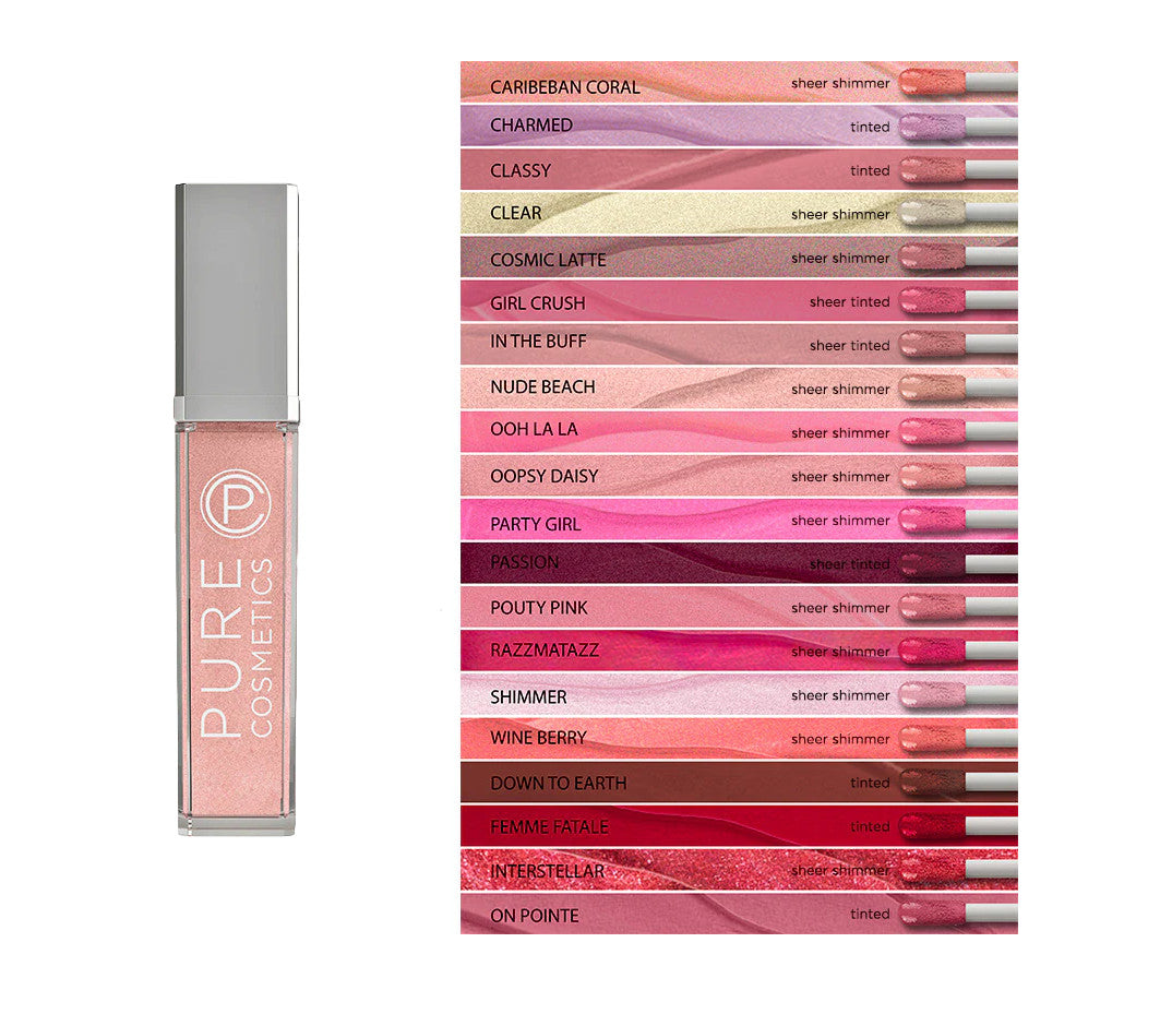 Light Up Lip Gloss with LED Applicator - Hydrating Shine & Mirror