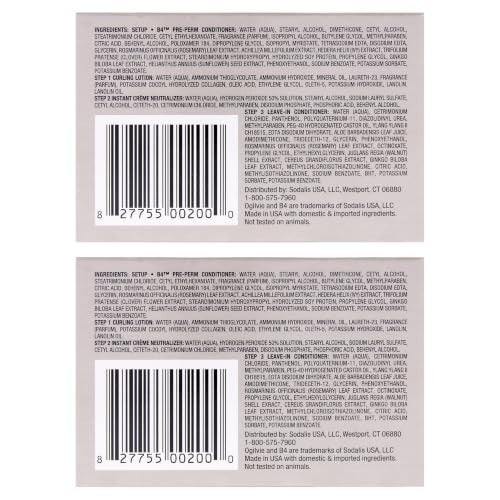 Home Perm Kit for Men & Women - Lasting Curls & Waves, Color Safe, 2 Pieces