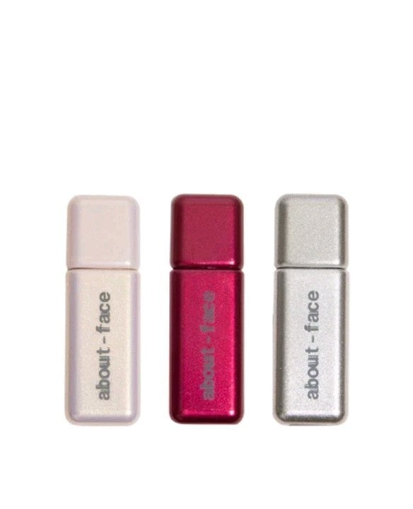 About-Face Fractal Eye Paint Minis - 3 Colors Glitter Eye Shadow Set