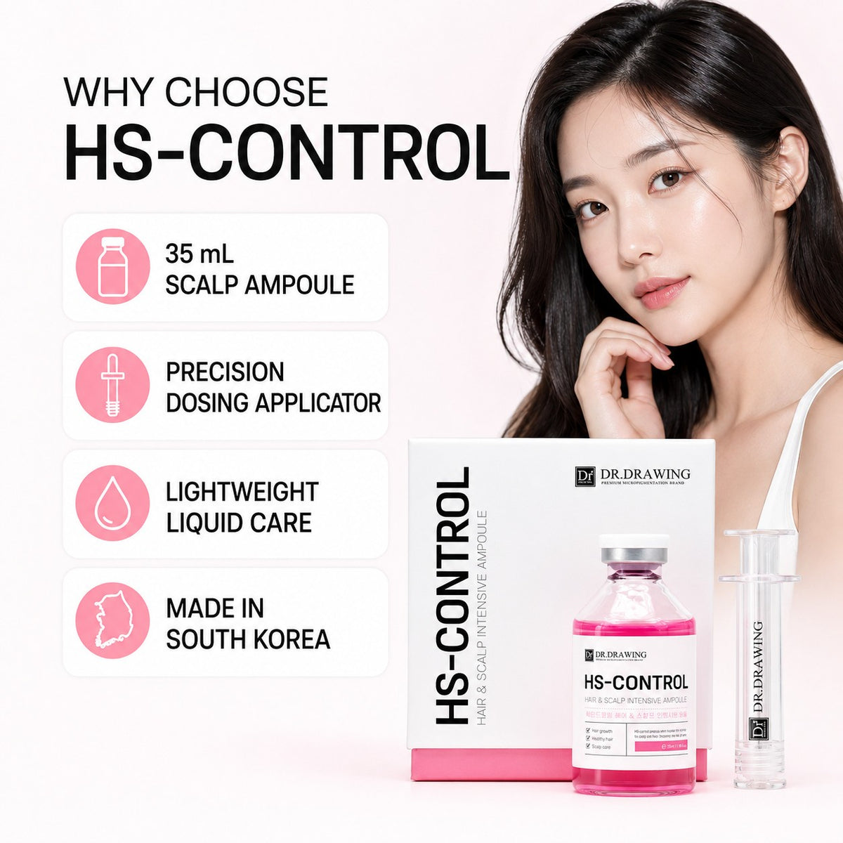 Hair Loss Prevention Serum for Scalp & Follicle Care - Korean Formula