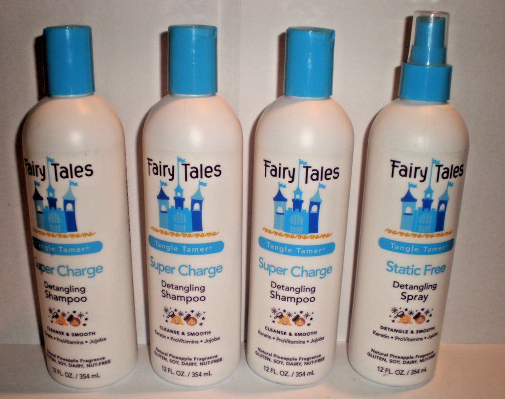 Detangling Shampoo & Static Free Spray Set - Fairy Tales 12 FL OZ