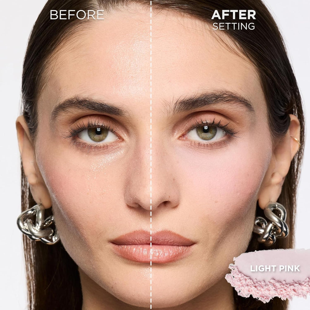 Loose Setting Powder for Face - Brightening, Longwear, Translucent & Pink Tinted