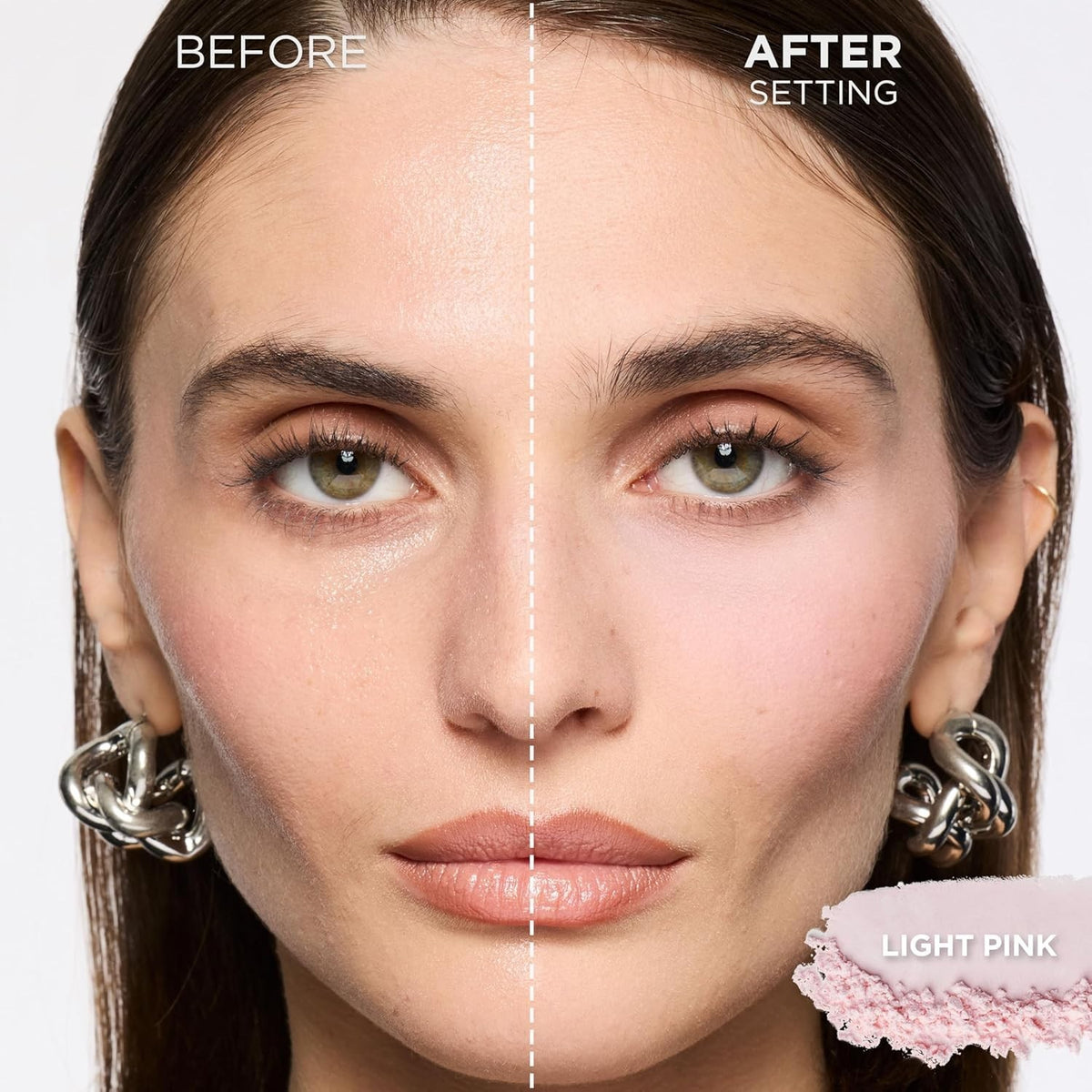 Loose Setting Powder for Face - Brightening, Longwear, Translucent & Pink Tinted