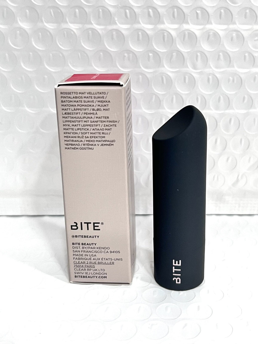 Bite Beauty Power Move Soft Matte Lipstick HOT TOMATO Full Size 0.14 oz