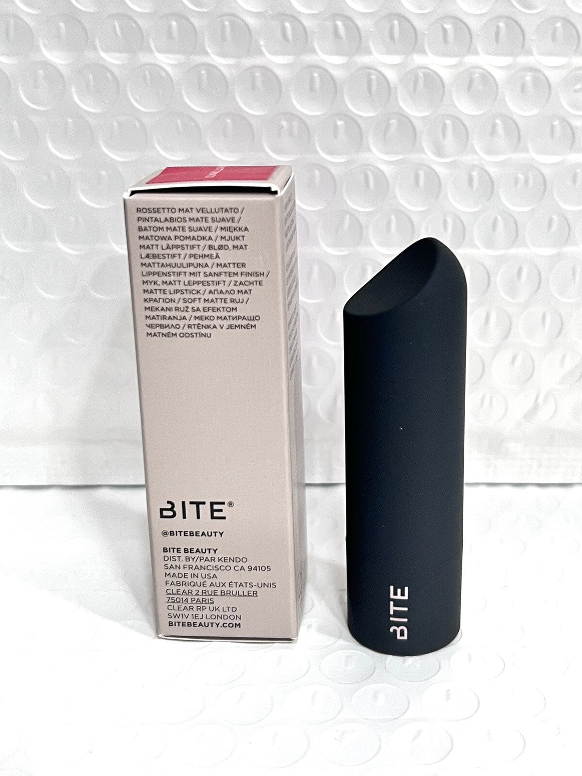 Bite Beauty Power Move Soft Matte Lipstick HOT TOMATO Full Size 0.14 oz