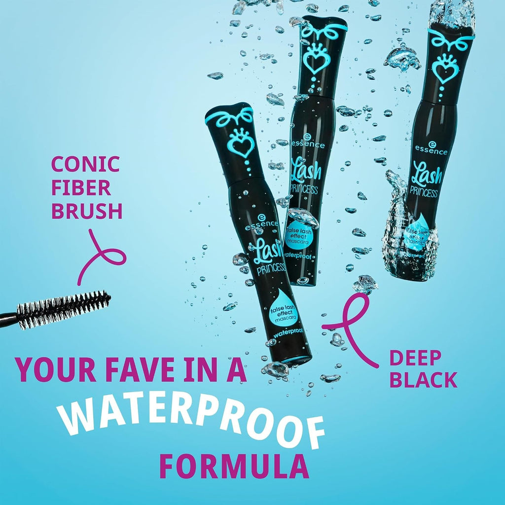 Waterproof False Lash Mascara for Dramatic Volume & Length - Black