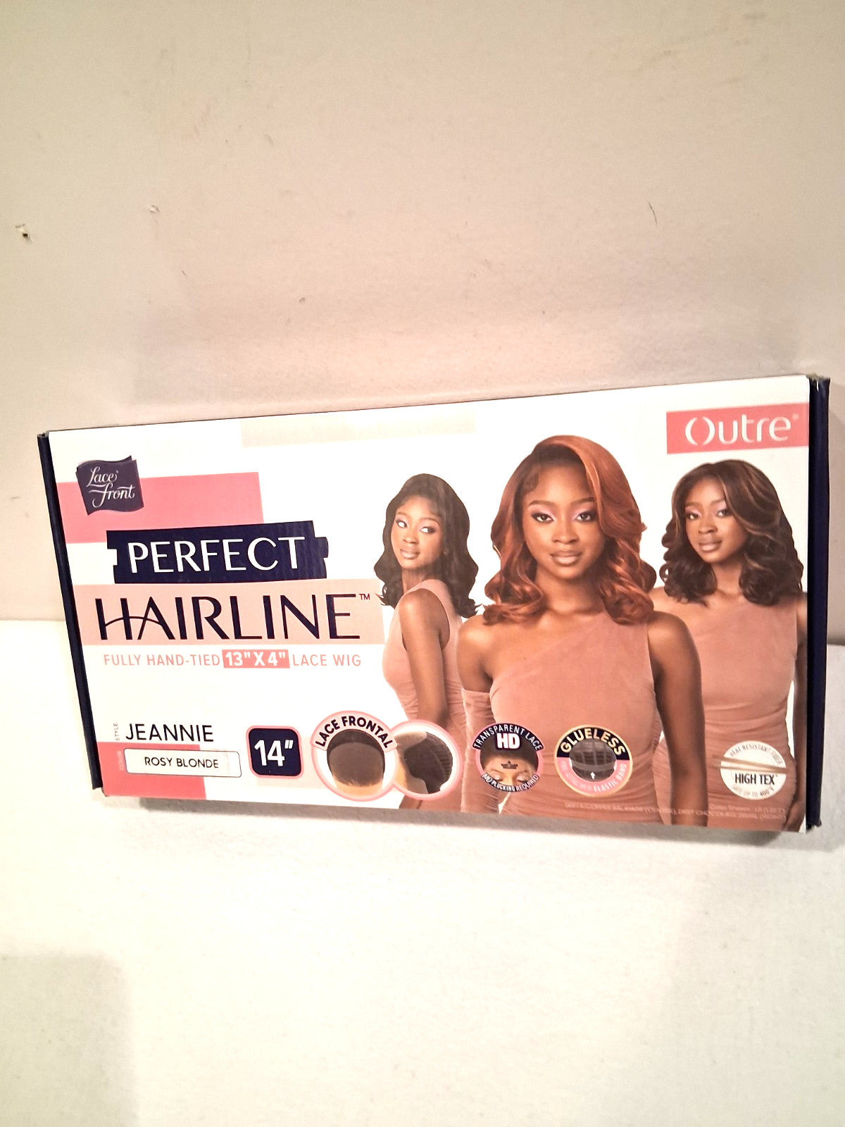 Outre Synthetic Lace Front Wig 14 Inch Jeannie Rosy Blonde - Natural Hairline