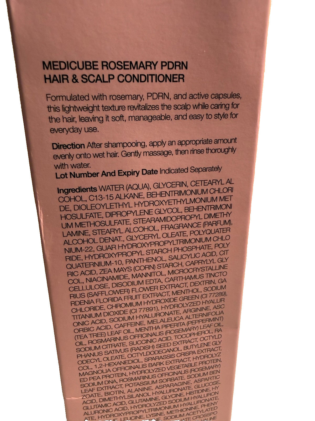 Vegan Rosemary PDRN Hair & Scalp Conditioner 8.45 fl oz - Supports Hair Vitality