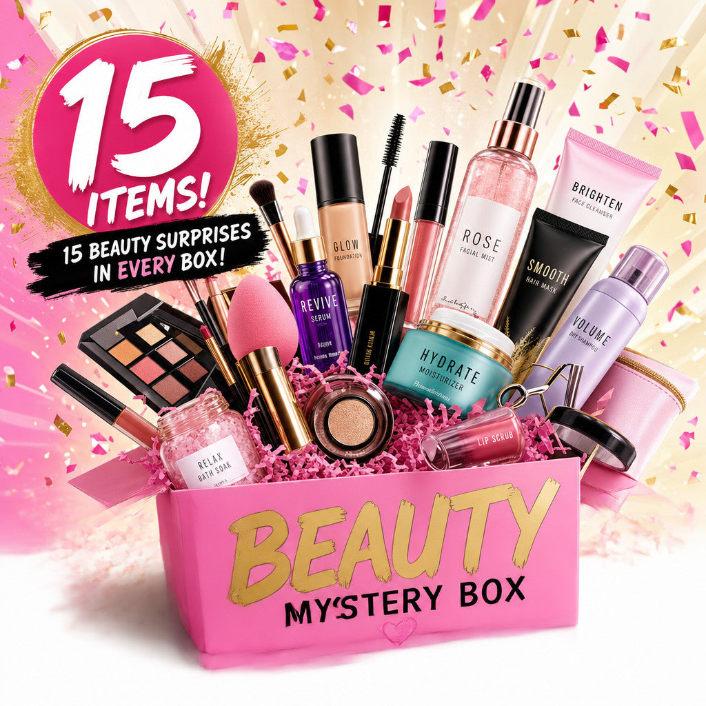 Beauty Mystery Box - Makeup, Skincare, Haircare & Self-Care Surprises