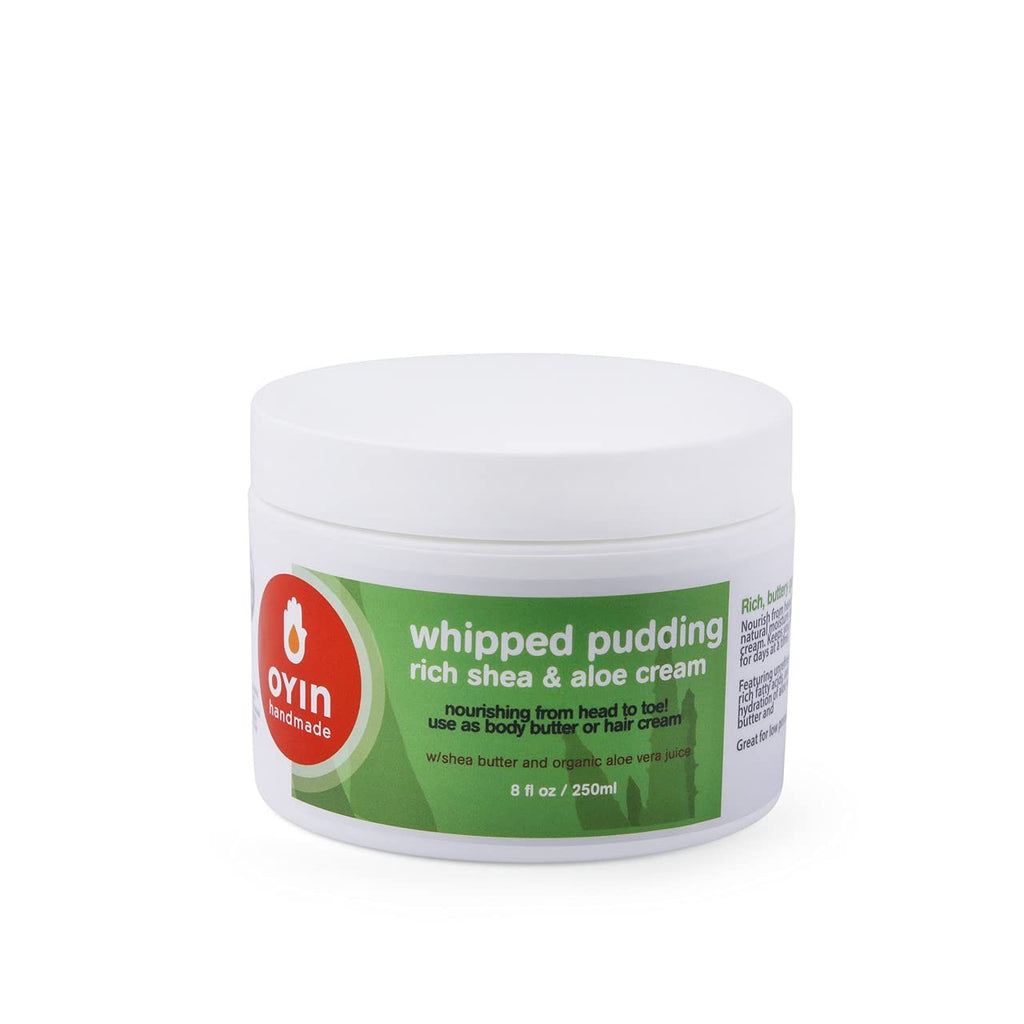Moisturizing Hair & Skin Cream - Natural Whipped Pudding, 8 oz