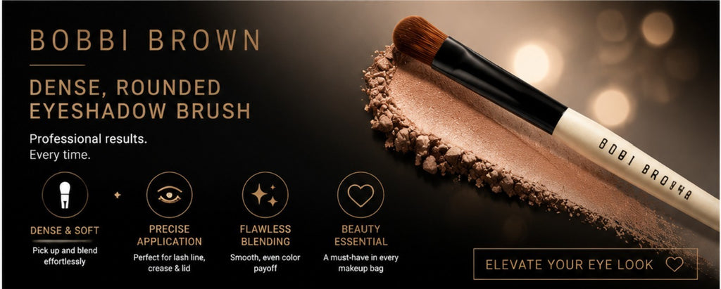 Makeup Brush for Eyeshadow Application Dense Rounded Eye Brush