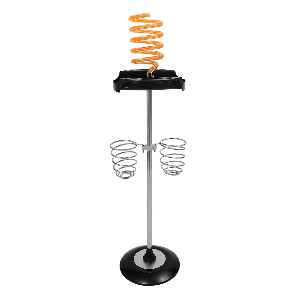 Hair Dryer Stand with Tray and Spiral Holder – Stylish Organizer for Styling Tools