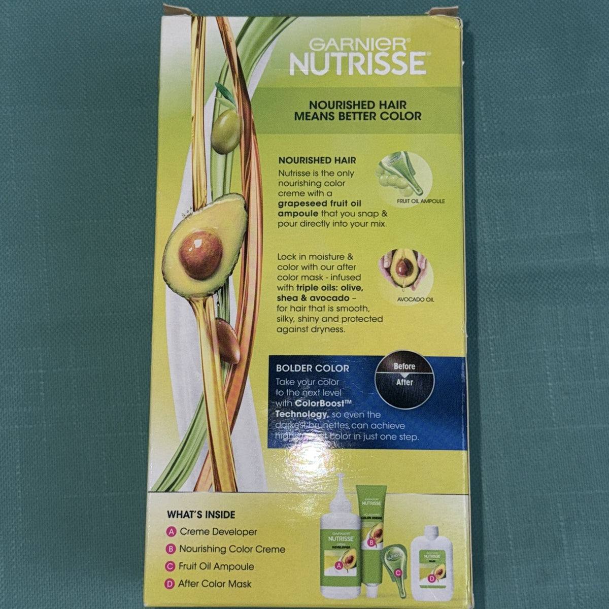 Garnier Nutrisse Hair Color Midnight IRIS - Dark Intense Indigo - Pack of 3
