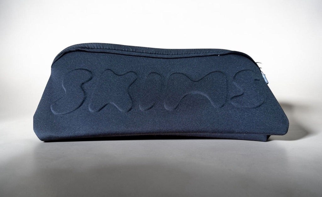 Waterproof Neoprene Cosmetic Bag with Embossed Logo - 12 Inch Clutch