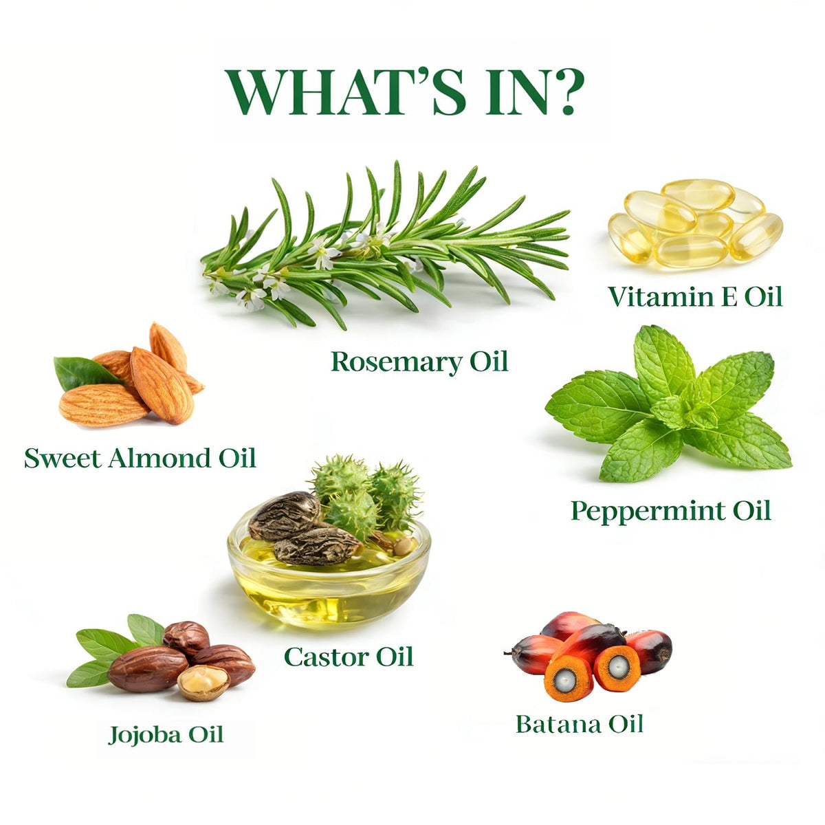 Organic Rosemary Hair Growth Oil - Nourishing Scalp Treatment for Thinning Hair