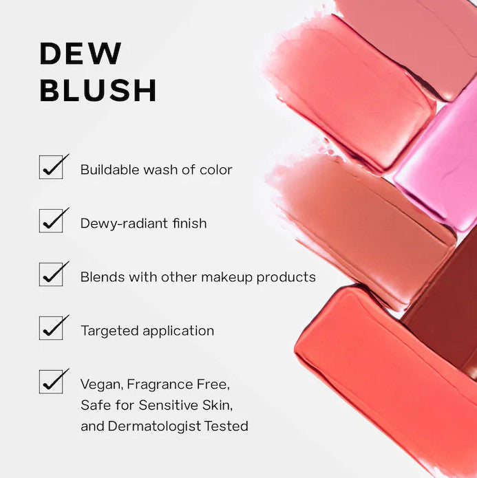 Mini Dew Liquid Blush Set - 4 Shades, Buildable & Dewy Finish