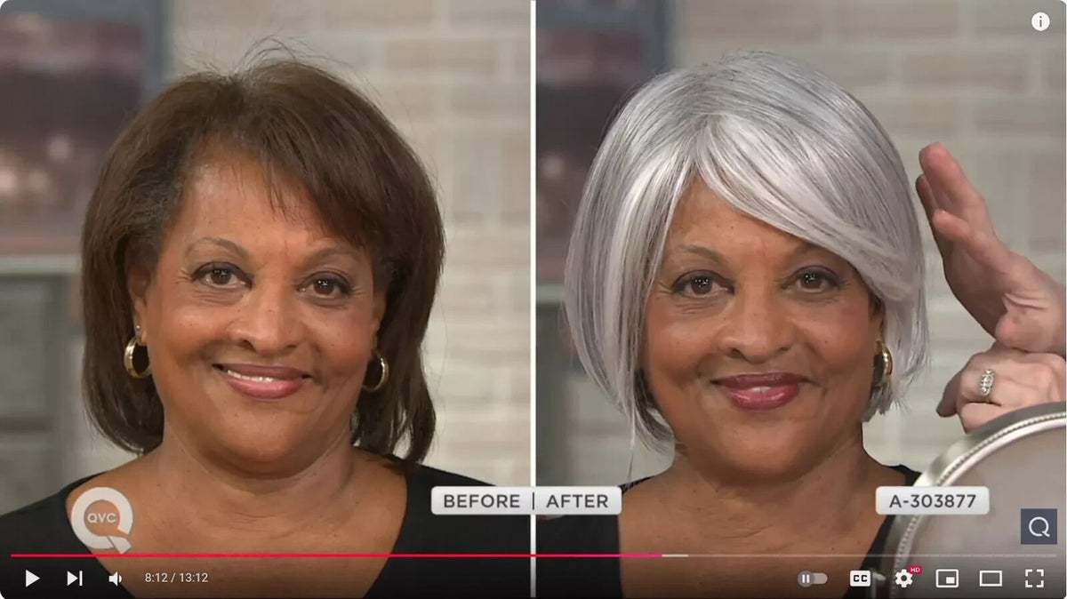 Short Layered Bob Wig - Light Ash Brown Synthetic Hair, Heat-Friendly
