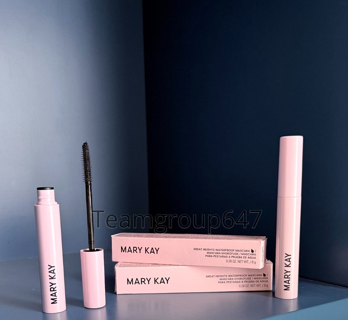 Great Heights Waterproof Mascara - Black, 0.28 oz (2 Items)