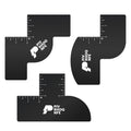 3 Pack Hairline & Beard Shaping Templates for Barbers and Stylists