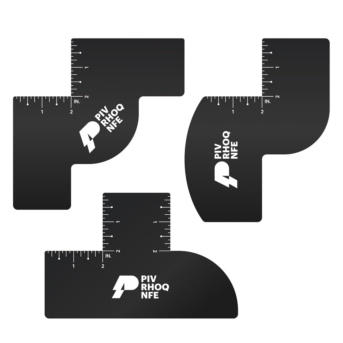 3 Pack Hairline & Beard Shaping Templates for Barbers and Stylists
