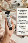 Professional Brow & Lash Tint Kit with Multiple Shades - 15ml Salon-Grade Color
