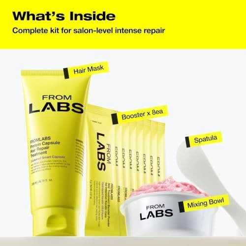 Deep Conditioning Protein Hair Mask Duo Set for Damaged Hair - Keratin Repair
