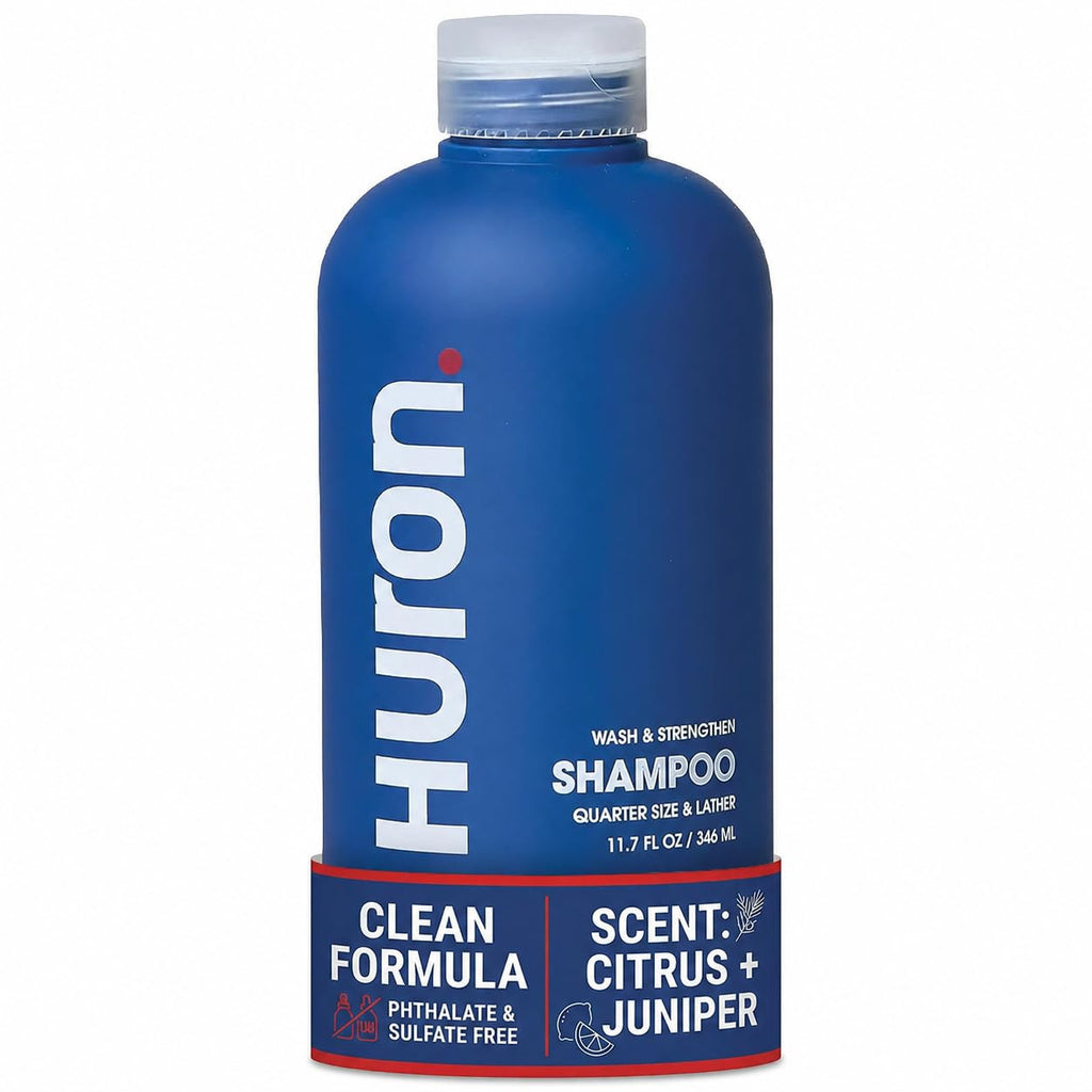 Huron All Hair Types Shampoo with Citrus & Juniper - 11.7 Oz
