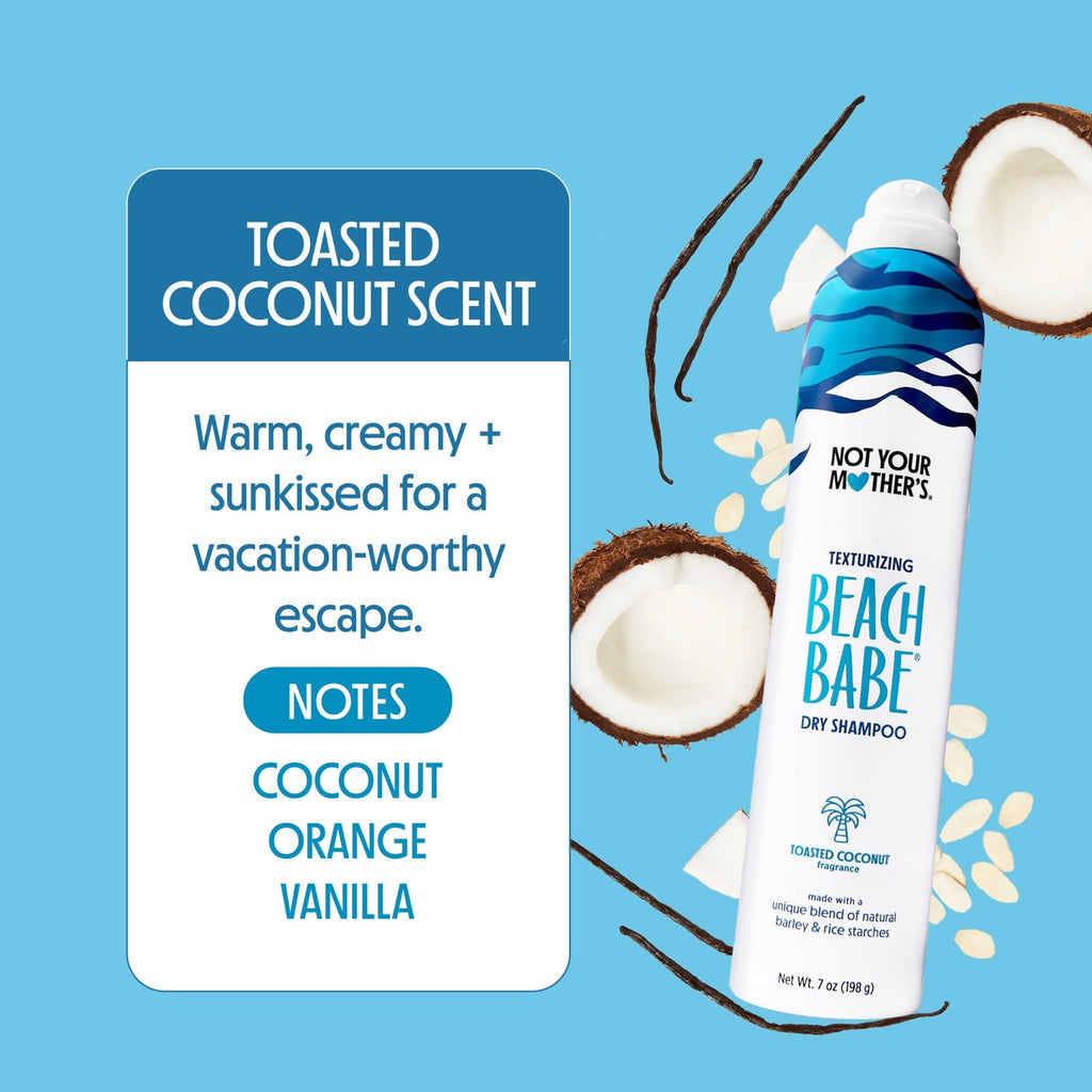 Dry Shampoo Spray with Coconut Scent - 12 oz 2 Pack - Refreshing & Waterless