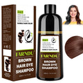 Brown Hair Dye Shampoo 3-in-1 Natural Herbal Hair Color for Gray Hair