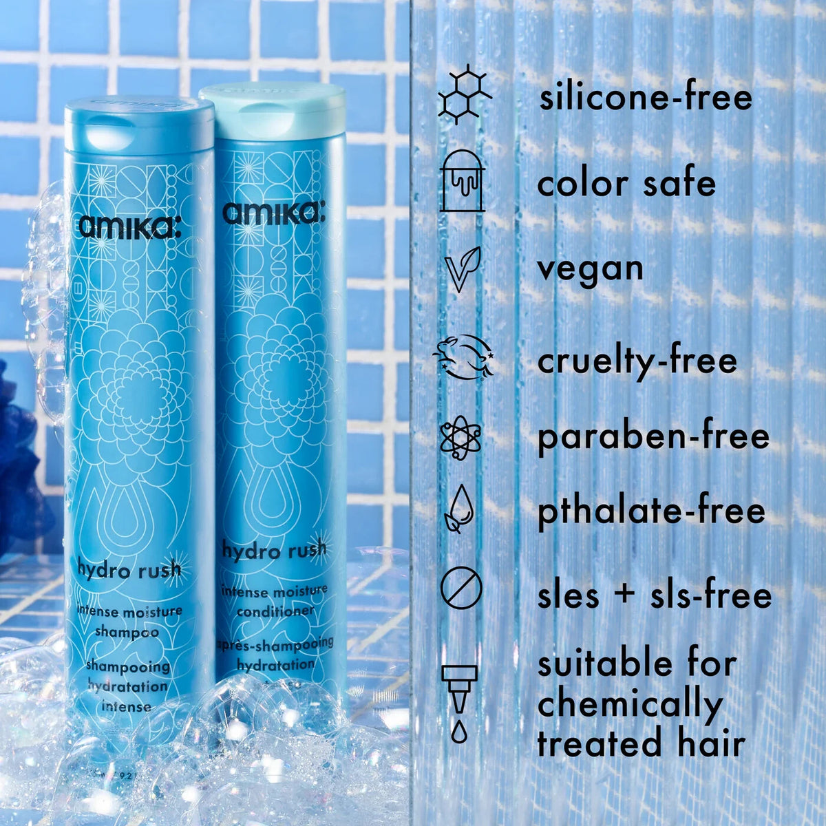 Hydro Rush Intense Moisture Shampoo Conditioner & Leave-In Spray Set