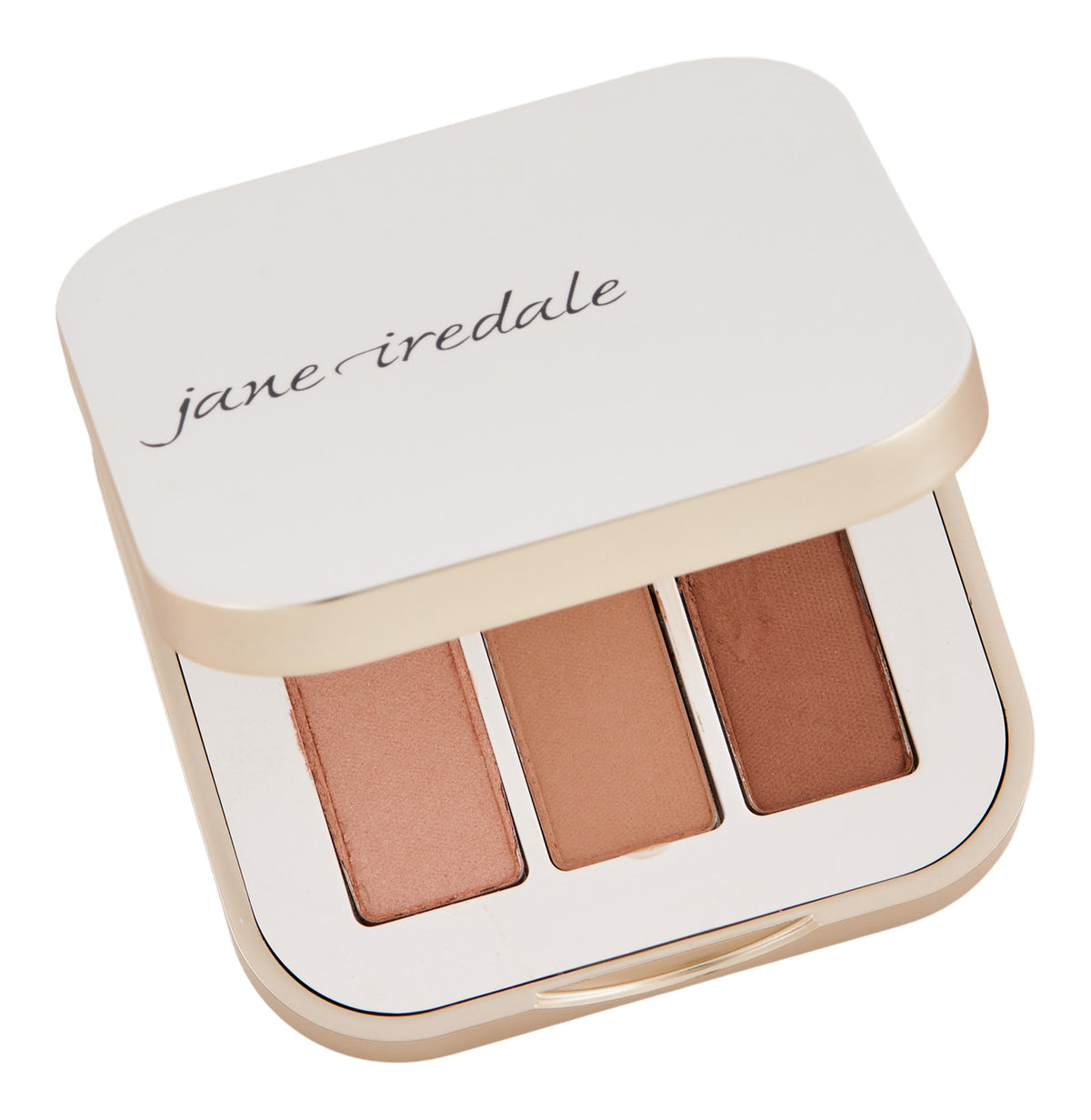 Single Eyeshadow Palette | Jane Iredale PurePressed Eye Shadow Triple Cognac 0.7 g x3