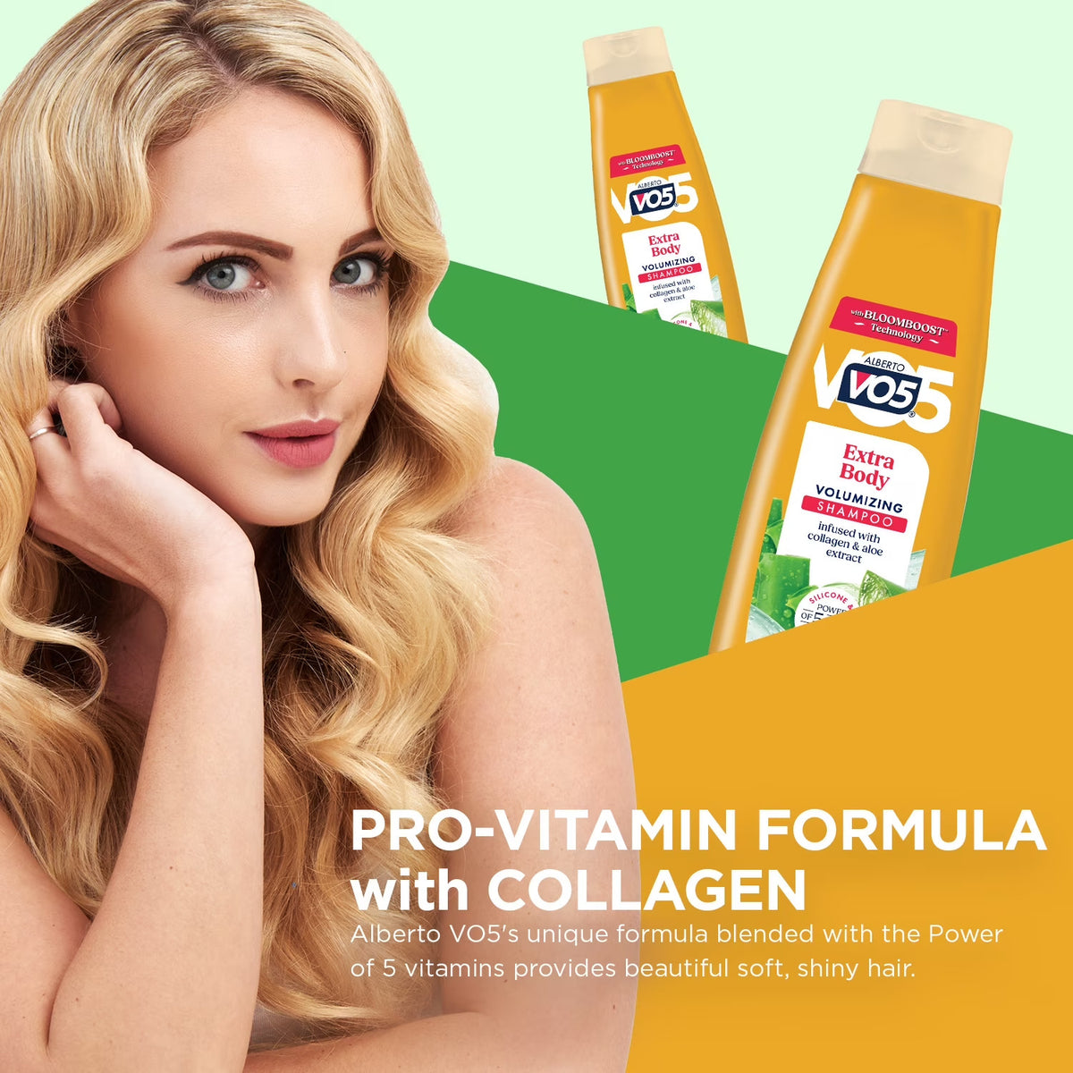 Volumizing Shampoo with Collagen & Aloe - Paraben-Free 16.9 oz 2 Pack