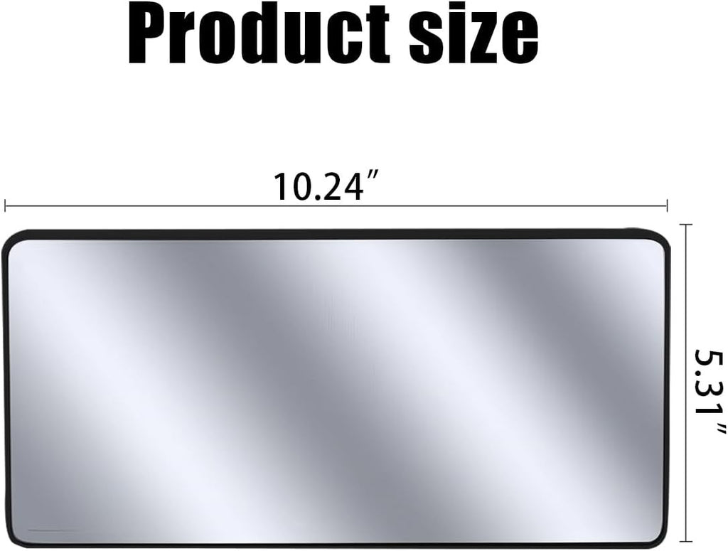 Car Sun Visor Vanity Mirror with Makeup Reflection, Easy Installation