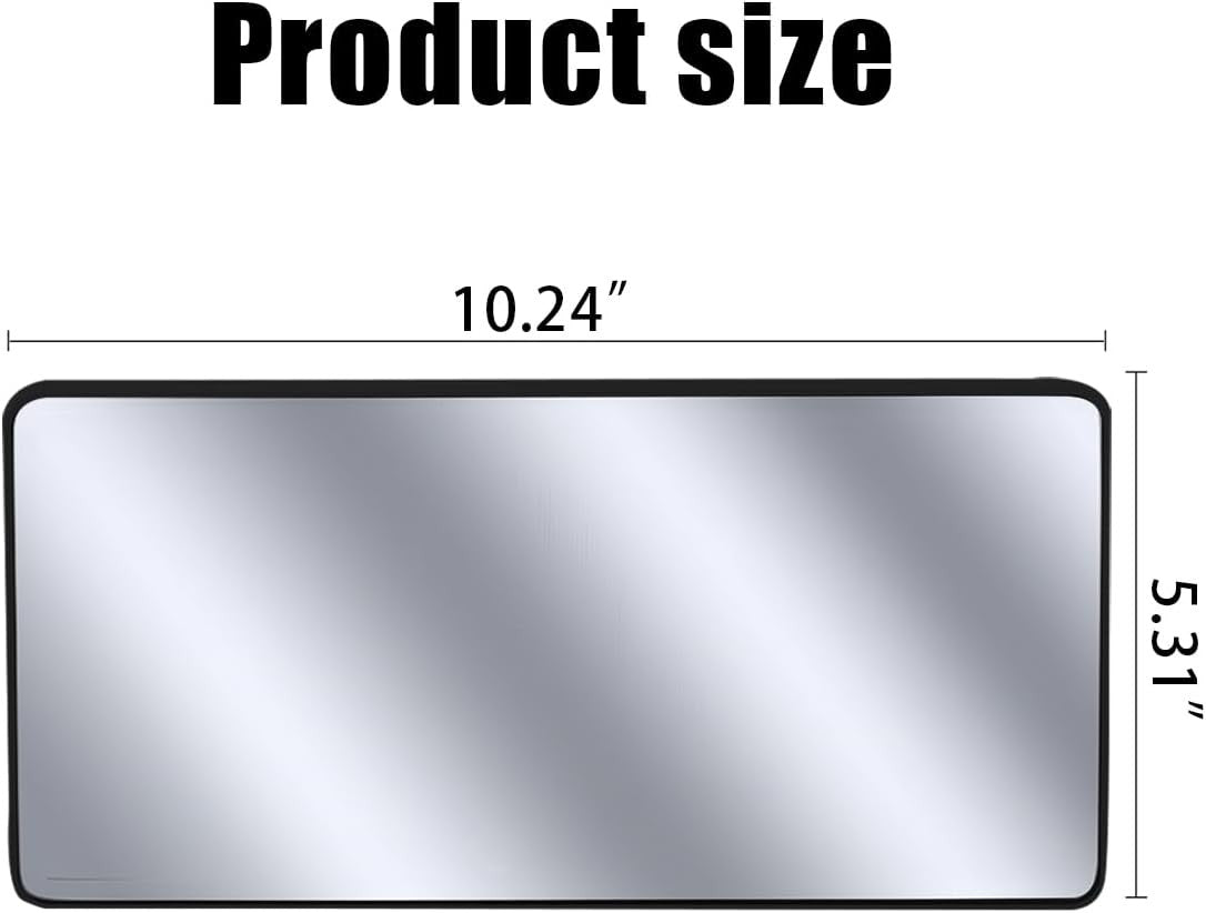 Car Sun Visor Vanity Mirror with Makeup Reflection, Easy Installation