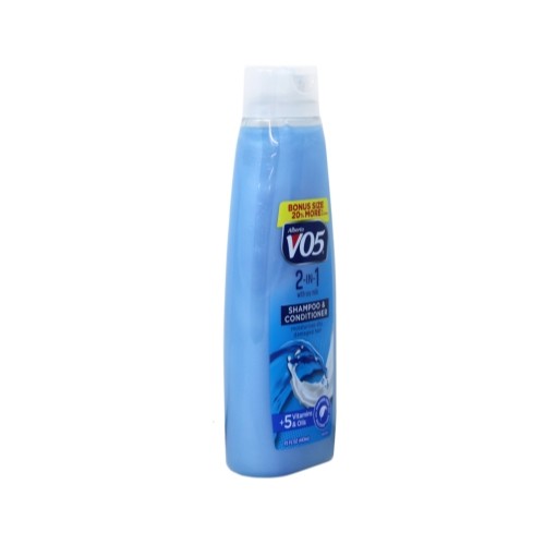 5 Pack VO5 2-in-1 Shampoo & Conditioner with Vitamins & Soy Milk Protein