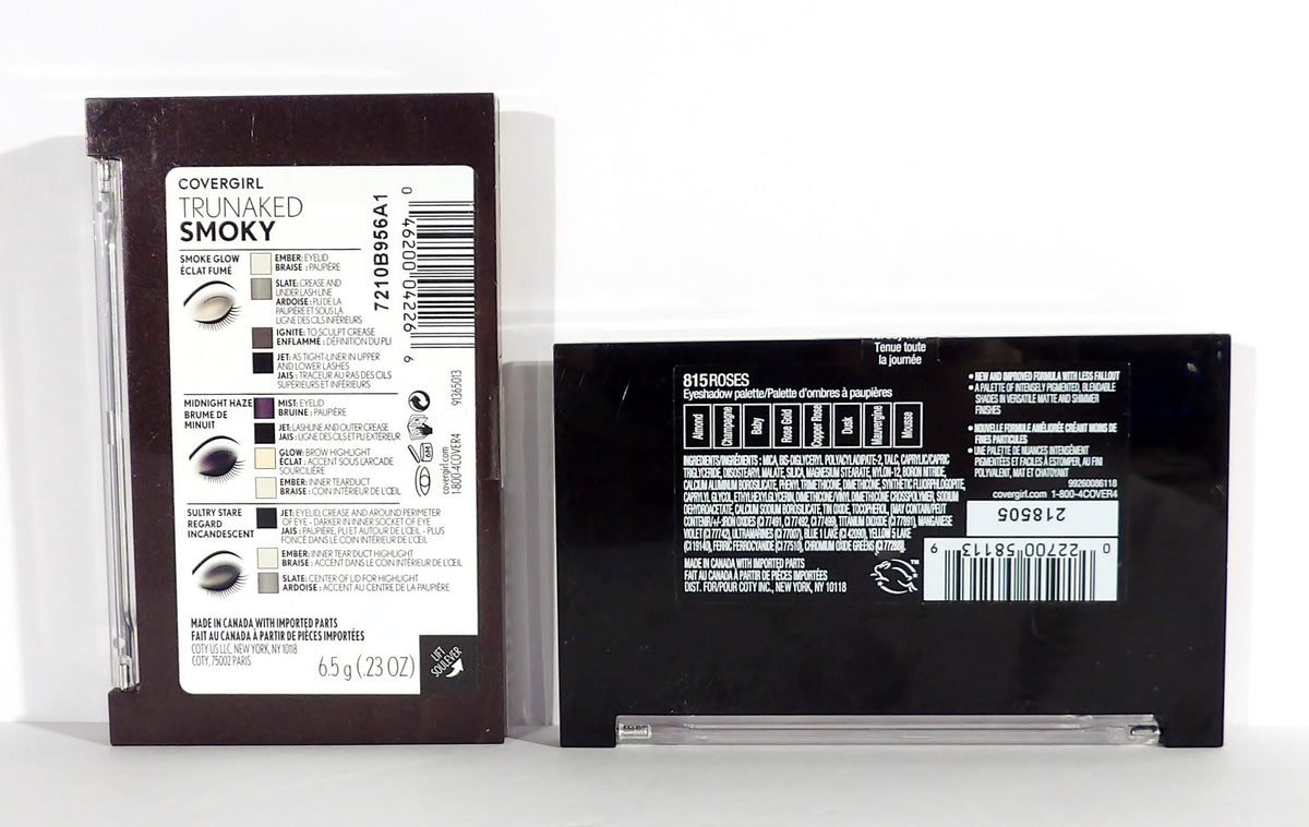 Covergirl Trunaked Smokey & Roses Eyeshadow Palette Set - 2 New Sealed