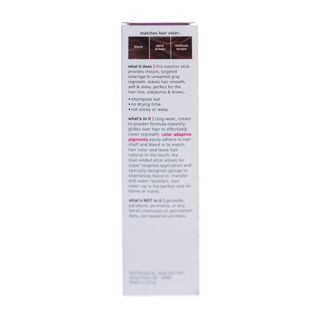 Root Coverup Stick Dark Brown Hair Concealer for Gray Coverage