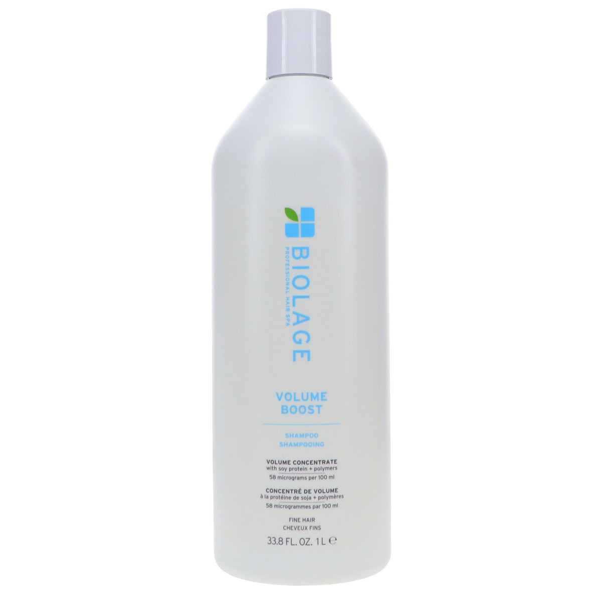Volume Boost Shampoo 33.8 oz - Paraben-Free Hair Volumizer