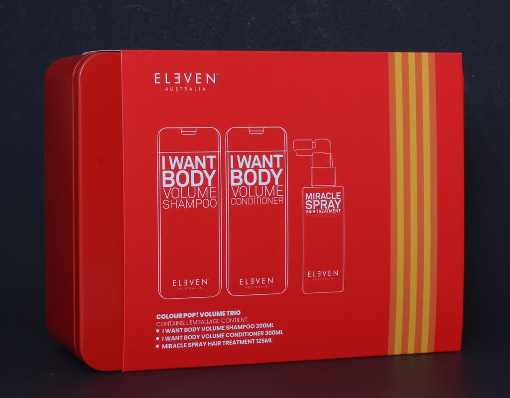 Eleven Australia Volume Hair Care Gift Set - Shampoo, Conditioner & Spray