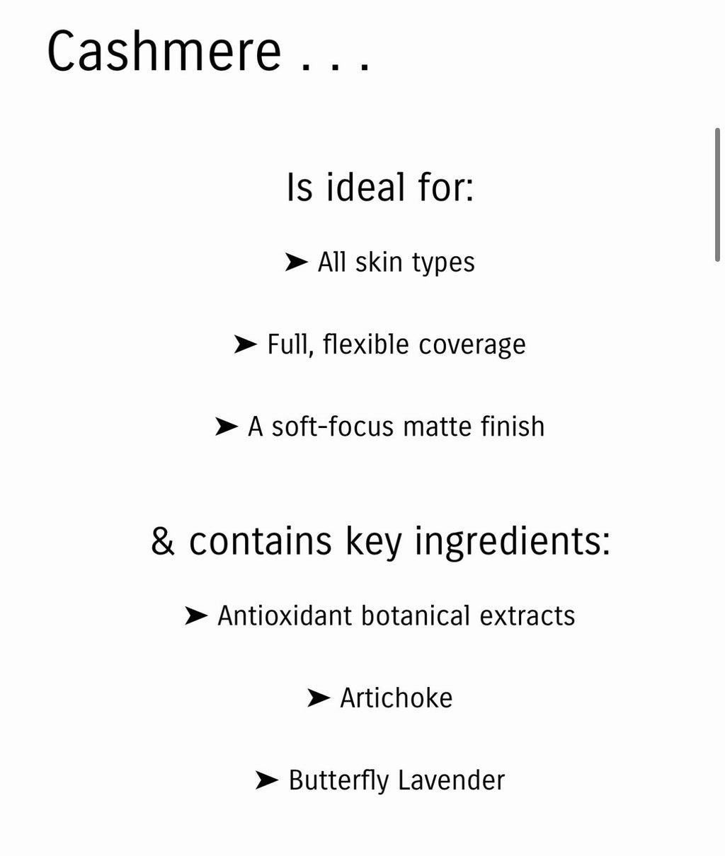 Longwear Foundation with 24-Hour Coverage - Cashmere Complexion