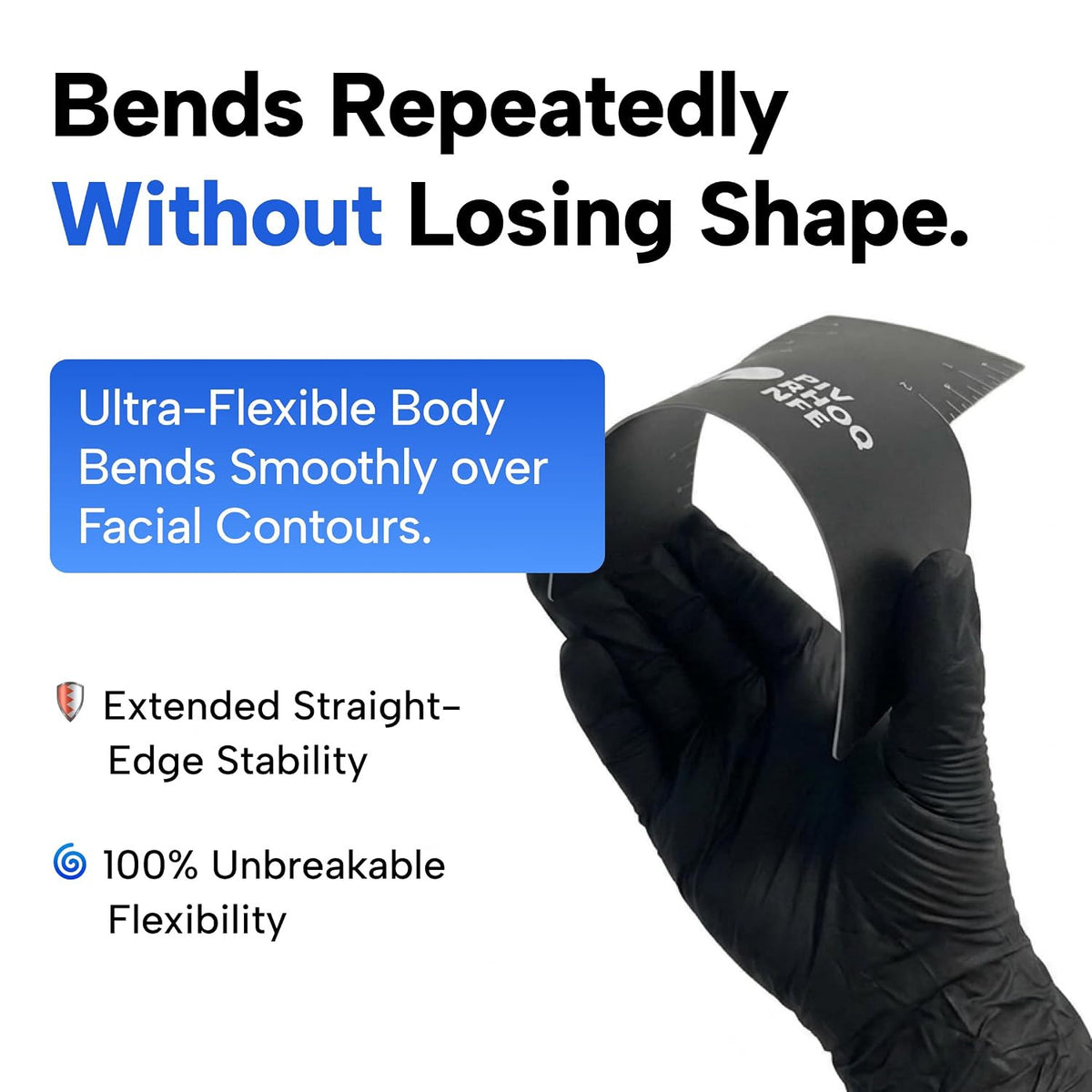 3 Pack Hairline & Beard Shaping Templates for Barbers and Stylists
