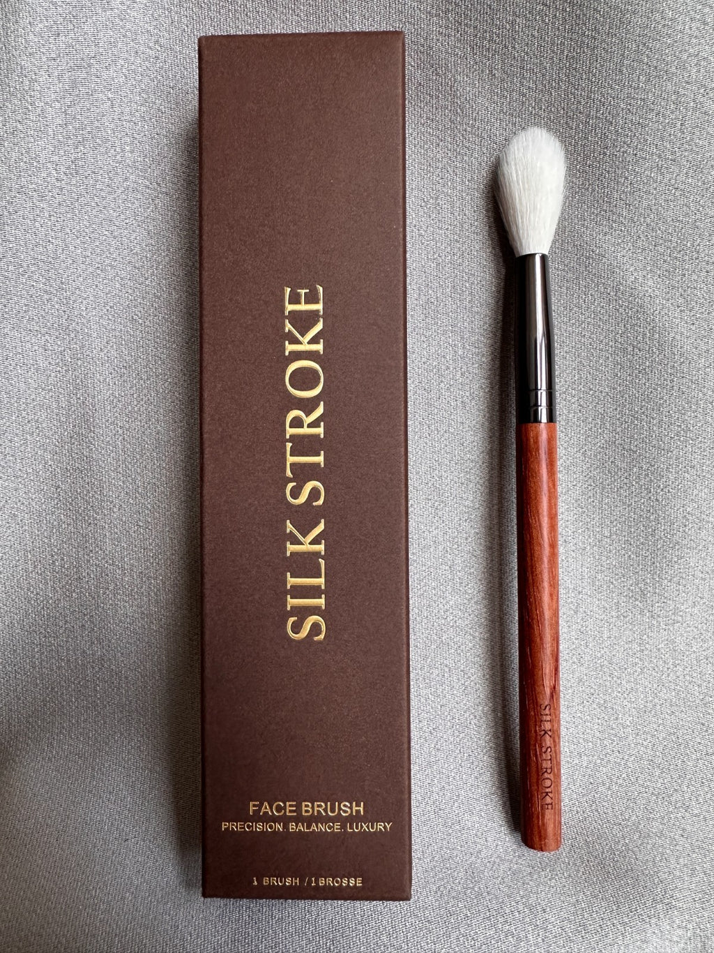 Goat Hair Highlighter Contour Brush – Precision Face Makeup Tool