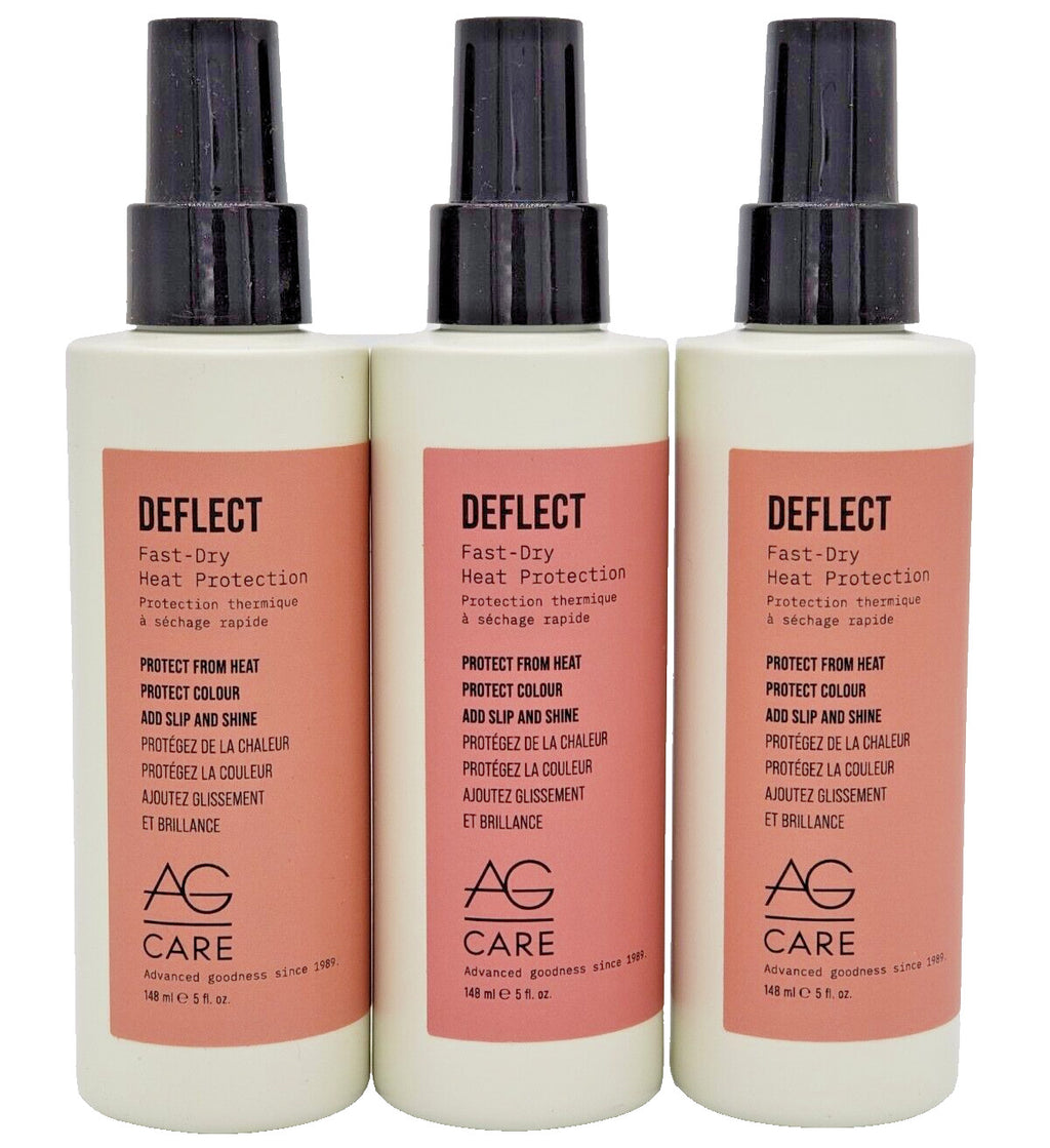 Hair Heat Protectant Spray - Fast Drying, Color-Protecting, 5 oz Set of 3