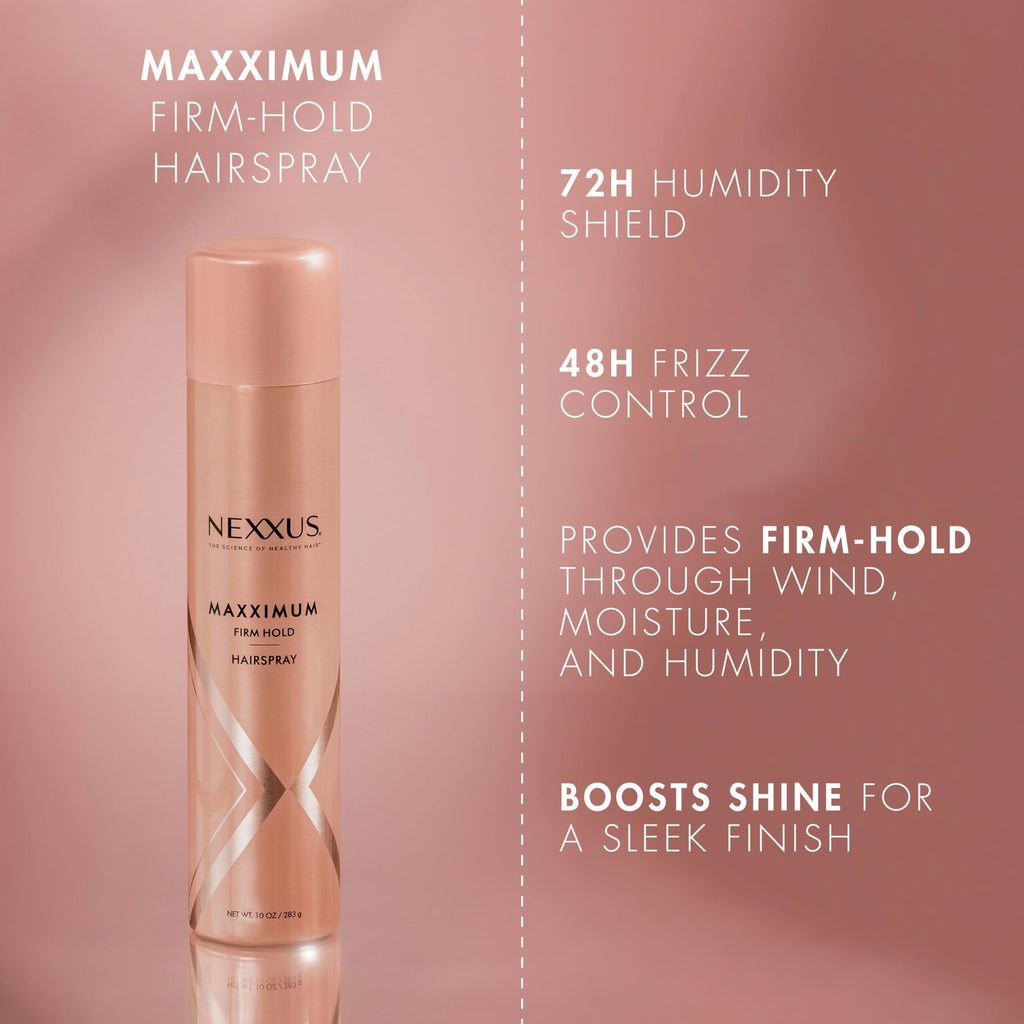 Nexxus Maximum Finishing Mist Hair Spray - Strong Hold & Shine, 10 oz