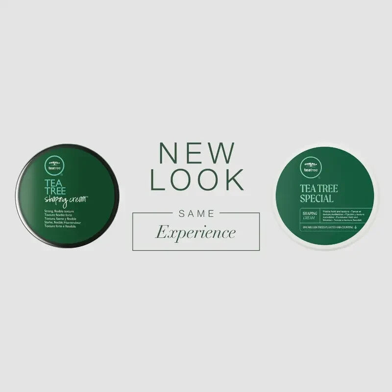 Paul Mitchell Tea Tree Shaping Cream 3oz Hair Styling Pomade Matte Finish