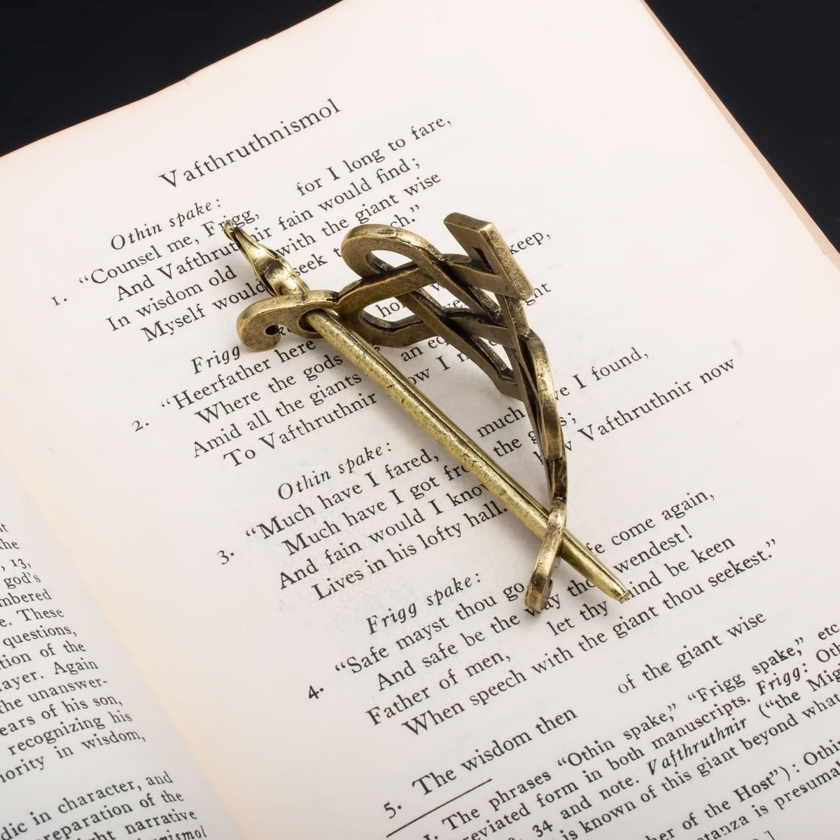 Gold Celtic Love Knot Hair Pin - Viking Style Hair Accessory