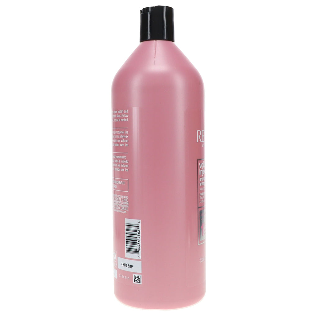 Redken Volume Injection Shampoo 33.8 oz - Boosts Fine Hair, Adds Body & Shine
